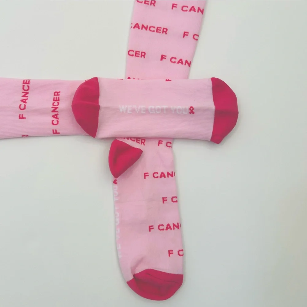FIGS NWOT F Cancer Compression Socks We’ve Got You Small Pink